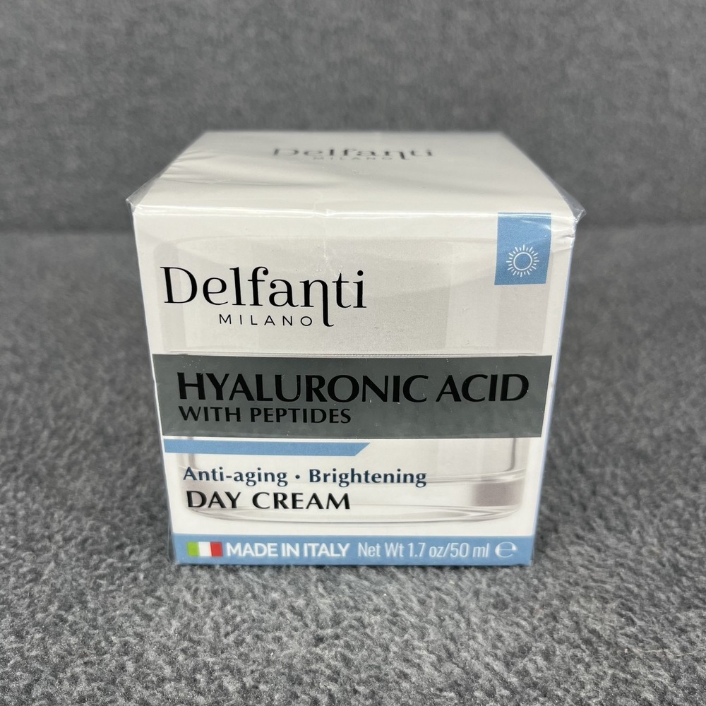 Delfanti Milano Hyaluronic With Peptides Day Cream 1.7 oz 50mL Made in‎ Italy
